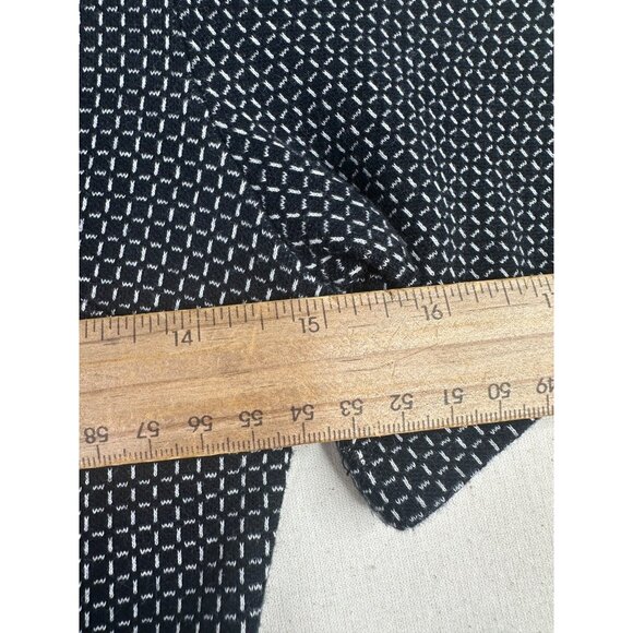 Banana Republic Square Detail Short Sleeve Dress size 2P Black/White - Picture 5 of 8